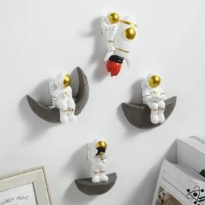 accroches murales astronautes 15cm decoration spatiale accroche murale 141 1