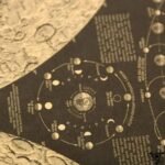 affiche carte surface de la lune 668 1