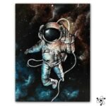 affiches espace astronaute style street art 20cm x 30cm affiche 461 1