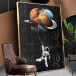 Affiches Espace Astronaute Style Street Art - Affiche