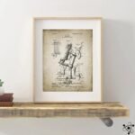 Affiches Brevets Scientifiques Style Vintage Décoration Murale