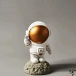 astronautes decoratifs mignons pour maison astronaute dore figurine 969 1