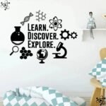 Autocollant Mural Exploration Scientifique éducatif
