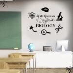 autocollants muraux biologie pour salle de classe noir 53cm x 42cm 341 1