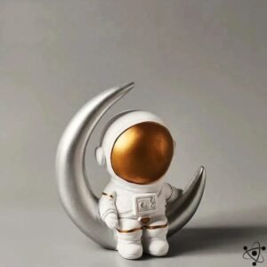 autonautes decoratifs charmants pour toute maison lune argent figurine 910 1