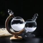 Baromètre à Cristaux Globe pour Prévisions Météorologiques
