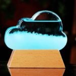 Baromètre à Cristaux Nuage élégant et Unique