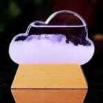 Baromètre à Cristaux Nuage élégant et Unique