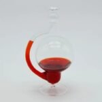 Baromètre Goethe Rouge avec Liquide Rouge élégant et Fonctionnel