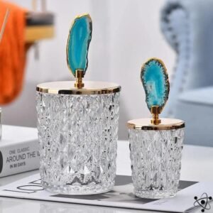 bocaux en verre et pierre dagate elegants 830 1