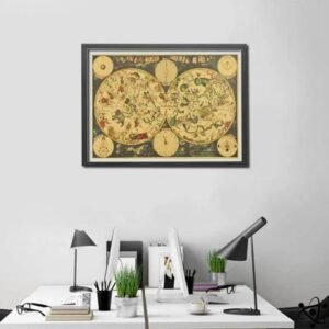 cartes des constellations du 17e siecle affiche 715 1