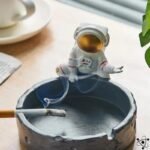 Cendrier Astronaute Unique Pot Décoratif Spacial