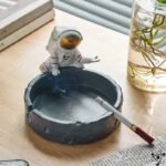 Cendrier Astronaute Unique Pot Décoratif Spacial
