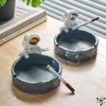 Cendrier Astronaute Unique Pot Décoratif Spacial