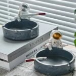 Cendrier Astronaute Unique Pot Décoratif Spacial