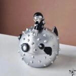 Cendrier Poisson-globe Unique pour Biologistes