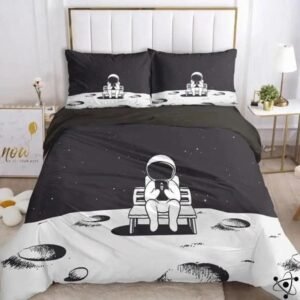 couette astronaute et taies doreiller spatiales 140cm x 200cm 1 796 1