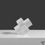cube en cristal touche delegance width longueur s blanc sculpture 168 1
