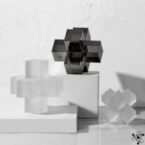 cube en cristal touche delegance width longueur sculpture 506 1