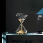 Sabliers en Verre avec Sable Doré