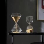 Sabliers en Verre avec Sable Doré