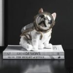 Figurine Chien Astronaute Charmante pour Décoration Céleste