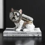 Figurine Chien Astronaute Charmante pour Décoration Céleste