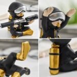 figurine porte stylo plongeurs pour bureau audacieux 361 1