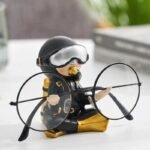 figurine porte stylo plongeurs pour bureau audacieux 471 1