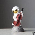 Figurines Astronautes Musiciens Galactiques Uniques