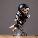 figurines plongeurs et oceanographes decoratives argent figurine 382 1