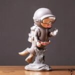 figurines plongeurs et oceanographes decoratives gris figurine 874 1