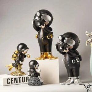 figurines plongeurs et oceanographes pour decoration figurine 689 1