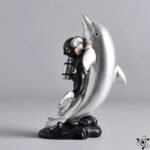 figurines plongeurs et oceanographes scientifiques argent figurine 727 1