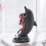 figurines plongeurs et oceanographes scientifiques rose figurine 481 1