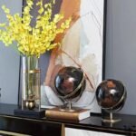 globe en metal chic pour bureau grand 199 1