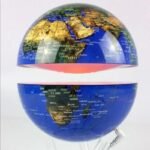 globe terrestre en levitation avec socle transparent 206 1