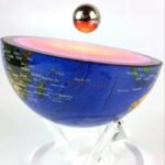 globe terrestre en levitation avec socle transparent 804 1