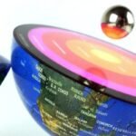 globe terrestre en levitation avec socle transparent 981 1