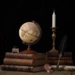 Globe Terrestre Vintage pour Amateurs D’histoire - Globe