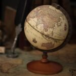 Globe Terrestre Vintage pour Voyage dans le Temps
