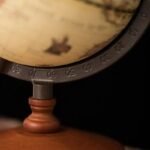 Globe Terrestre Vintage pour Voyage dans le Temps