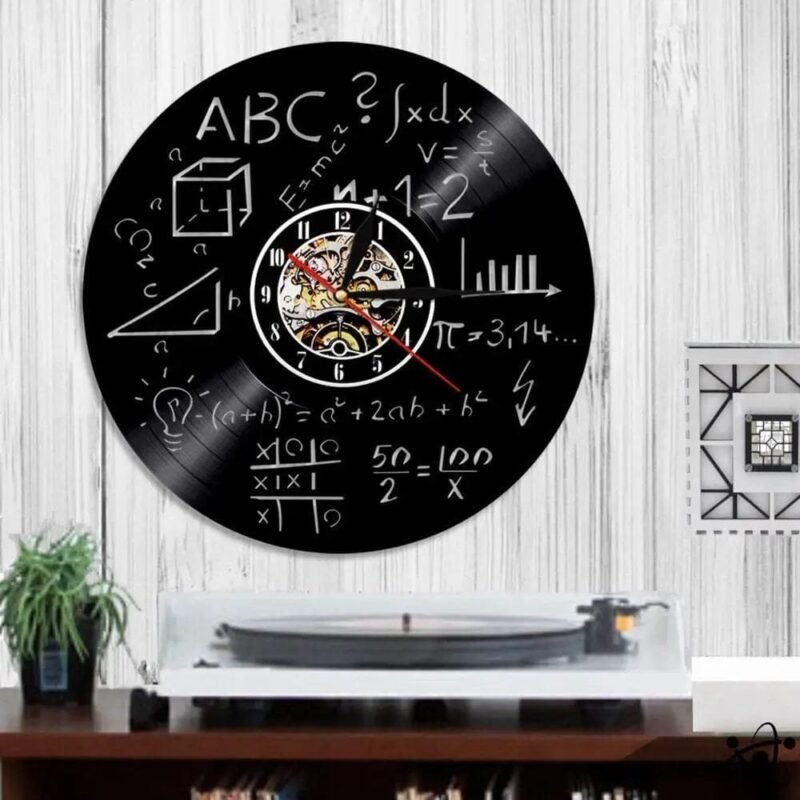 horloge murale originale a led mathematique 114 1