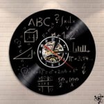 Horloge Murale Originale Mathématique LED Déco Science