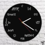 horloge murale originale arithmetique pour passionnes de mathematiques 581 1
