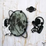 Horloge Murale Originale Astronautes Design Moderne