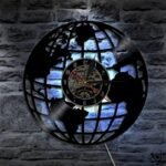 horloge murale originale carte du monde 311 1