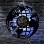 horloge murale originale carte du monde 372 1