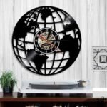 horloge murale originale carte du monde 472 1