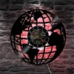 horloge murale originale carte du monde 921 1